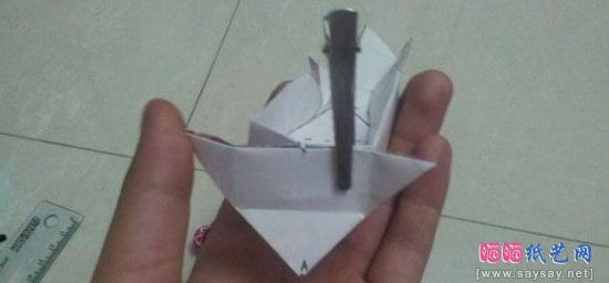 实用的千纸鹤盒子手工折纸实拍教程图片步骤32