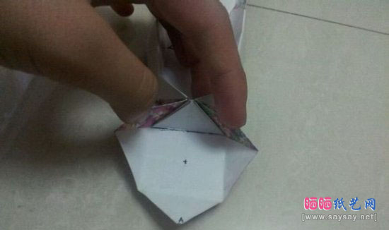 实用的千纸鹤盒子手工折纸实拍教程图片步骤31
