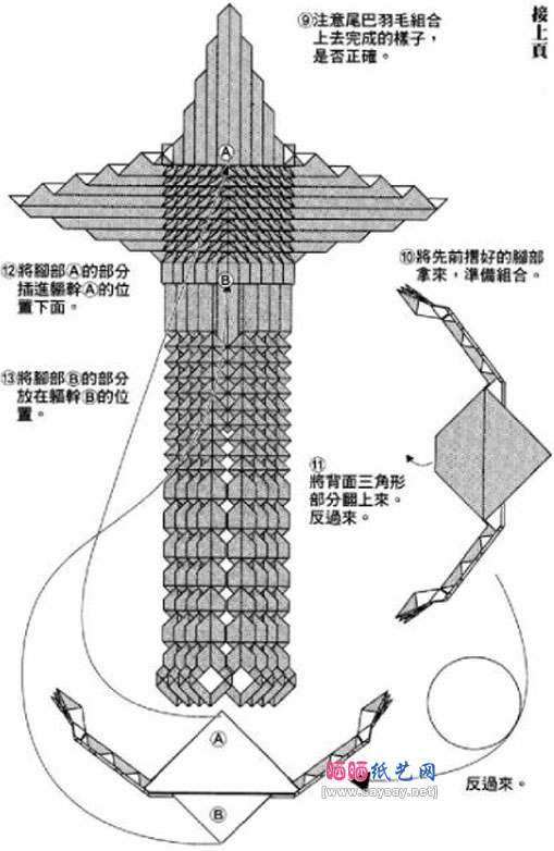 周显宗的凤凰折纸详细图解教程图片步骤23