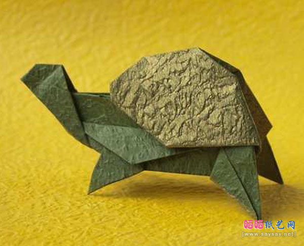 SergeyYartsev的折纸乌龟方法教程完成效果图