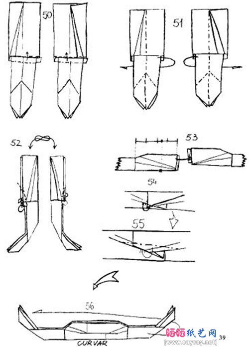 FranciscoJavier小暴龙骨骼手工折纸教程图片步骤11