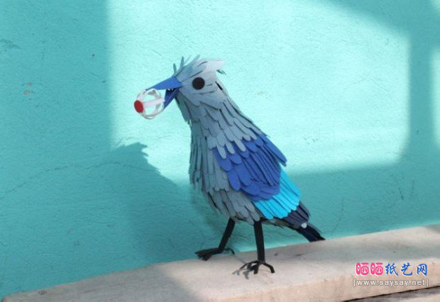 美丽剪纸鸟：Diana Beltran Herrera的纸雕小鸟主题作品欣赏6