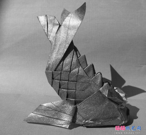 川畑文昭折纸鯱折纸成品图