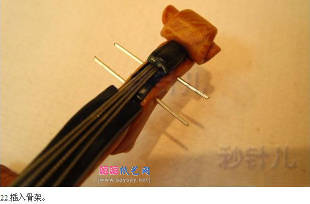 惟妙惟肖的小提琴软陶粘土手工制作教程图片步骤4