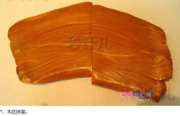 惟妙惟肖的小提琴软陶粘土手工制作教程图片步骤13