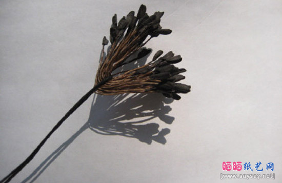 手工制作布艺花黑玫瑰DIY教程
