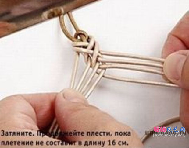 手把手教你编织圆柱手绳 水晶手链串珠DIY