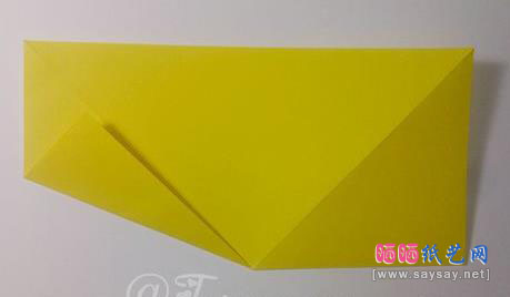 儿童手工折纸教程 金色太阳的折法