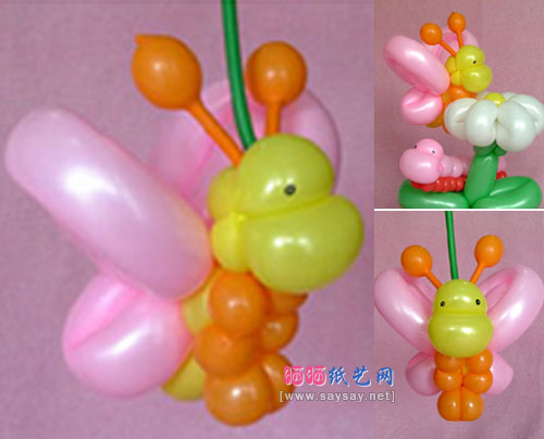 勤劳的小蜜蜂气球造型制作-魔术气球教程系列