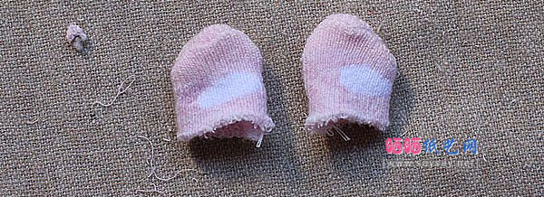 袜子娃娃 可爱围巾小熊的制作教程