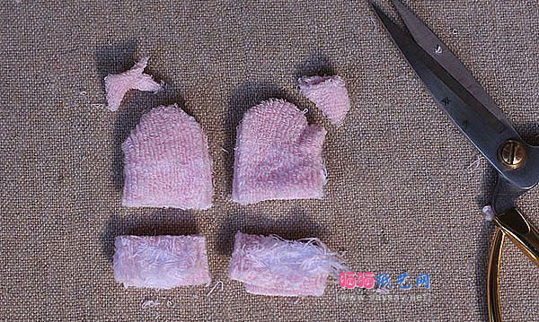 袜子娃娃 可爱围巾小熊的制作教程