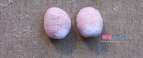 袜子娃娃 可爱围巾小熊的制作教程