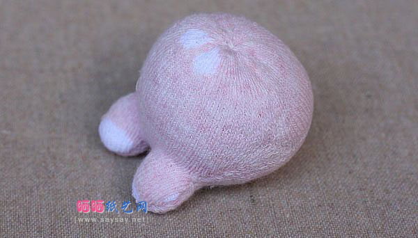 袜子娃娃 可爱围巾小熊的制作教程