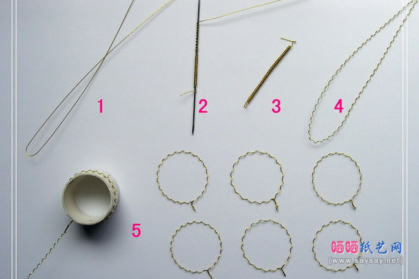 手工制作丝网花郁金香DIY图解教程