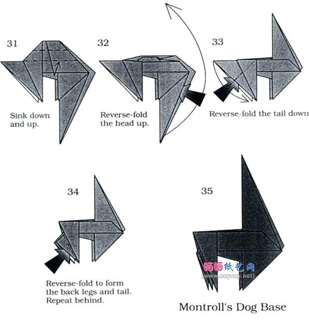 JohnMontrol拳师犬手工折纸图解教程