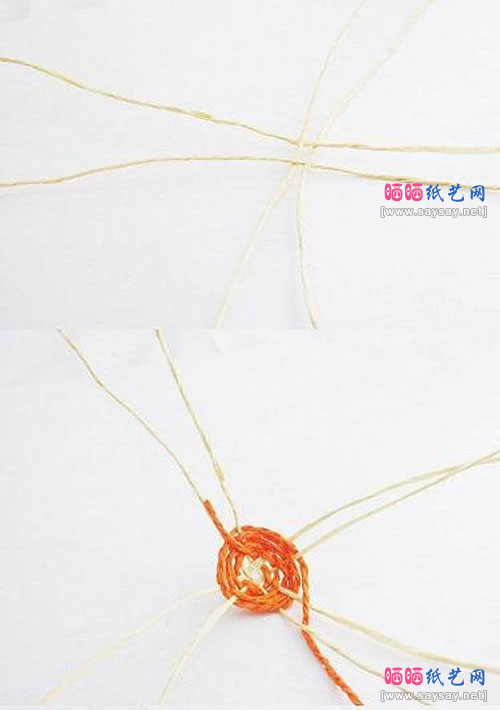 彩色麻绳DIY可爱小鱼的手工编织方法