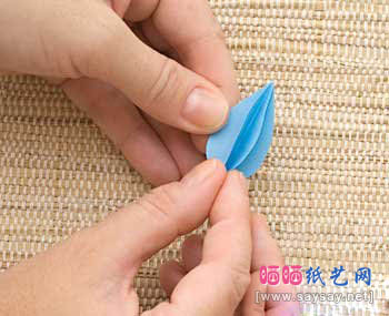 可爱的纸艺小鸟风铃空中吊饰详细制作教程