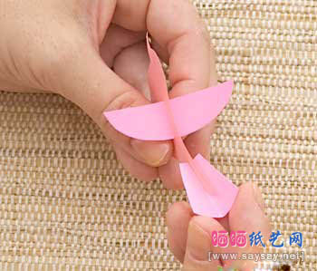 可爱的纸艺小鸟风铃空中吊饰详细制作教程