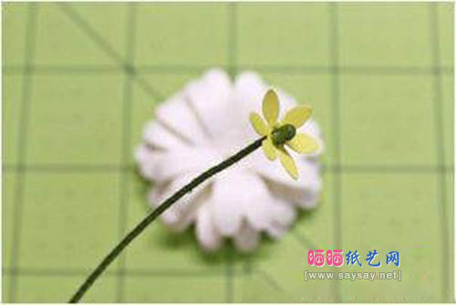 素雅小白花手工制作教程 纸花折纸大全