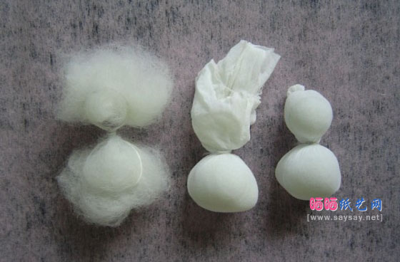可爱的丝袜雪娃娃手工制作教程