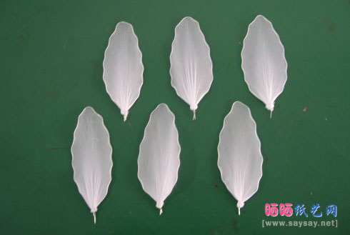 简单几步学会DIY漂亮丝网花百合花的制作方法教程