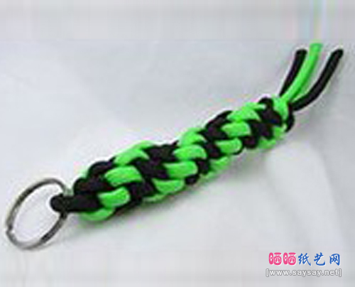 旋转的玉米结编织方法教程