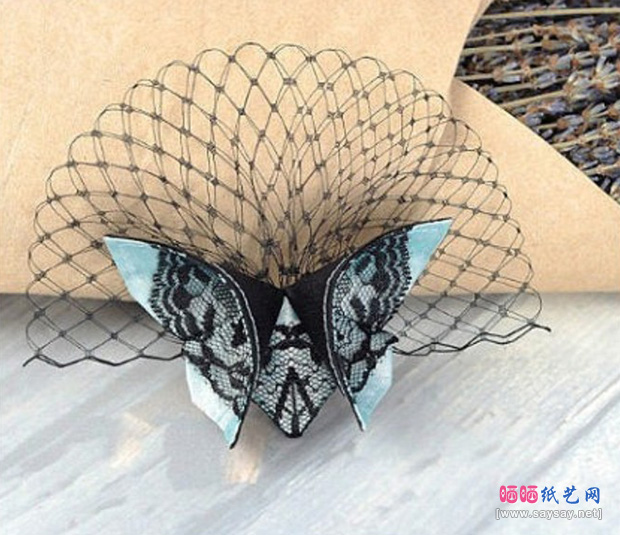 超美布艺手工制作蝴蝶小饰物DIY教程