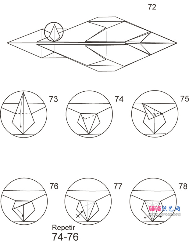 FernandoGilgado折纸中国龙手工DIY折法教程