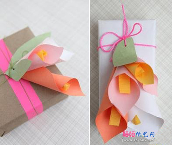 简单几步DIY简约马蹄莲纸艺花手工制作教程