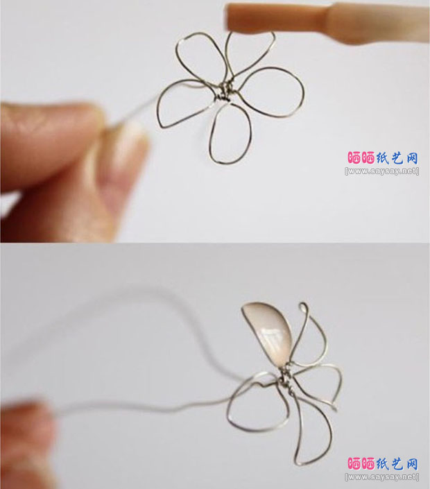 废弃指甲油DIY精美花环手工制作教程