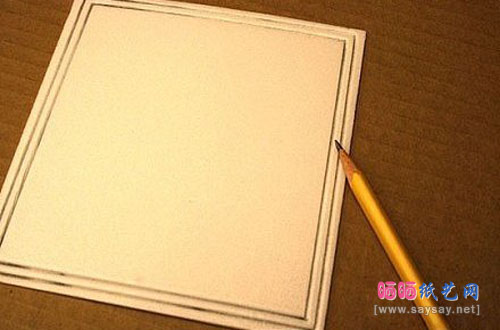 一次性饭盒DIY吹塑纸版画图文教程-亲子手工制作教程