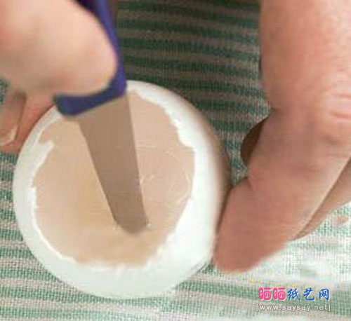 鸡蛋壳变废为宝手工制作可爱小盆栽