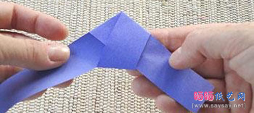 最简易的幸运星折纸实拍图解教程