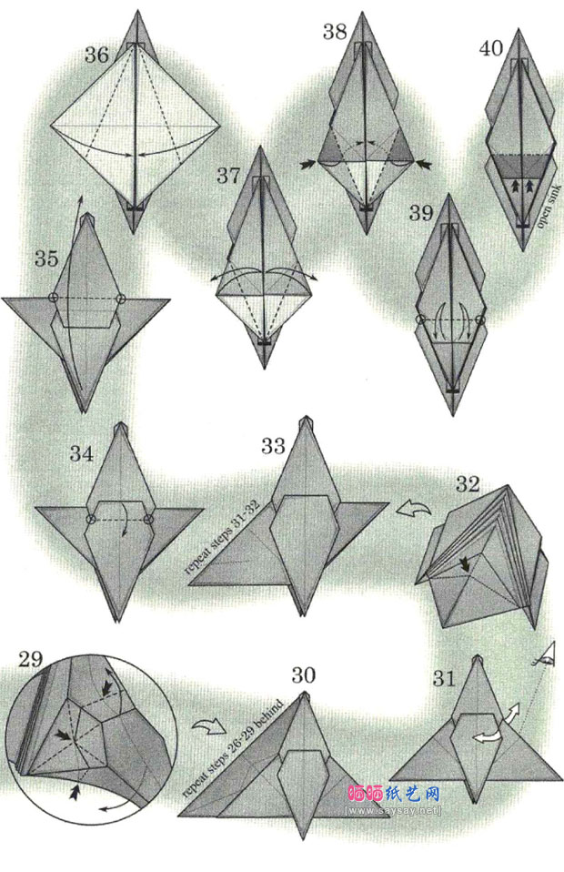 AndreyErmakov的纸艺教程独角兽折纸方法步骤