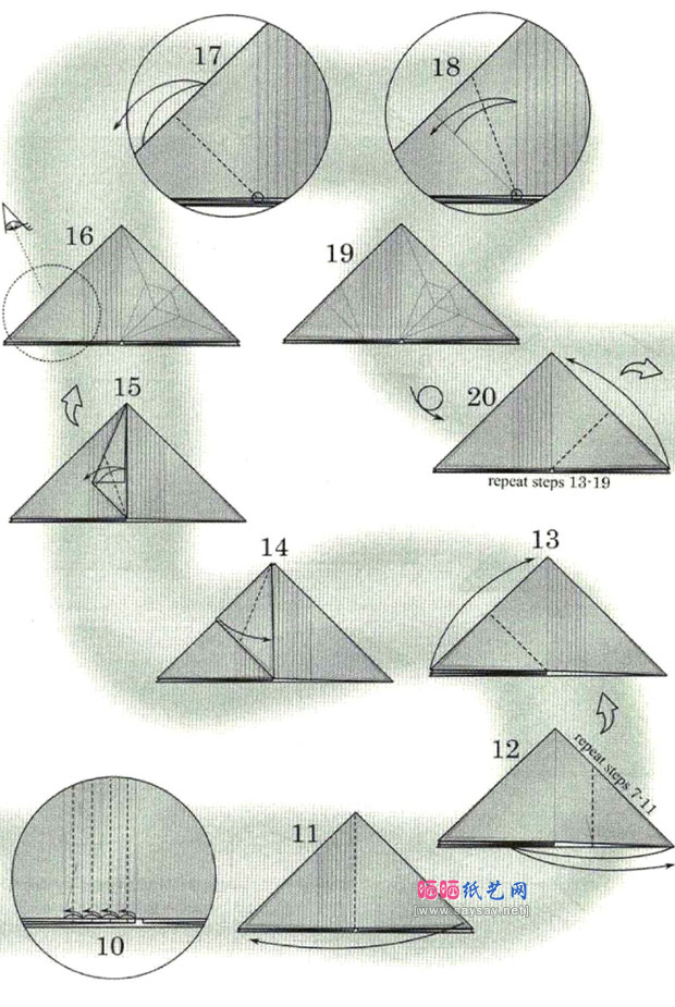 AndreyErmakov的纸艺教程独角兽折纸方法步骤