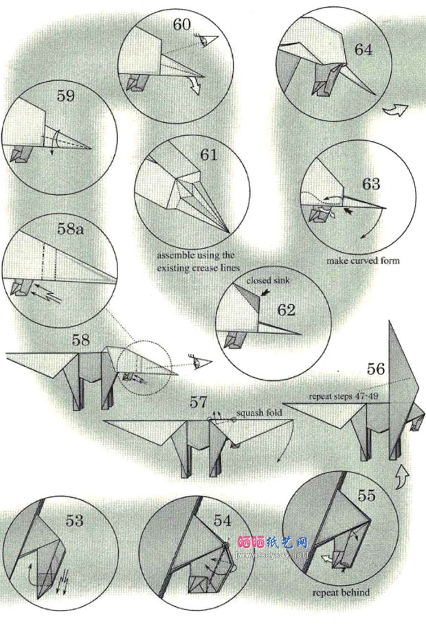AndreyErmakov的纸艺教程独角兽折纸方法步骤