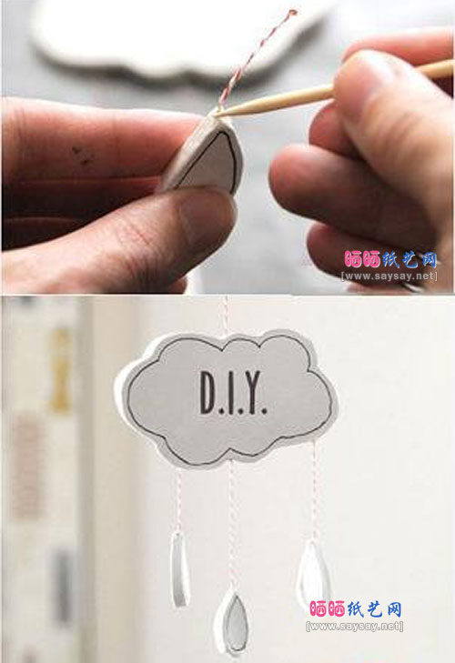 超轻粘土手工制作教程可爱的软陶小熊风铃DIY