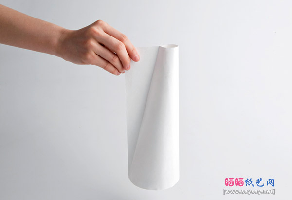 简洁大方的折纸花瓶DIY手工教程