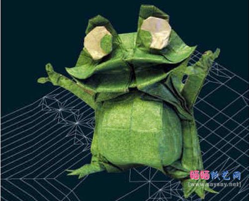 NicolasTerry的折纸青蛙DIY制作教程