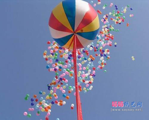 能飘空的空气气球：氢气球与氦气球的区别