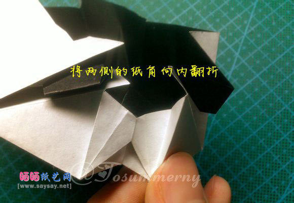 小狗折纸大全可爱的沙皮狗手工折纸实拍教程37
