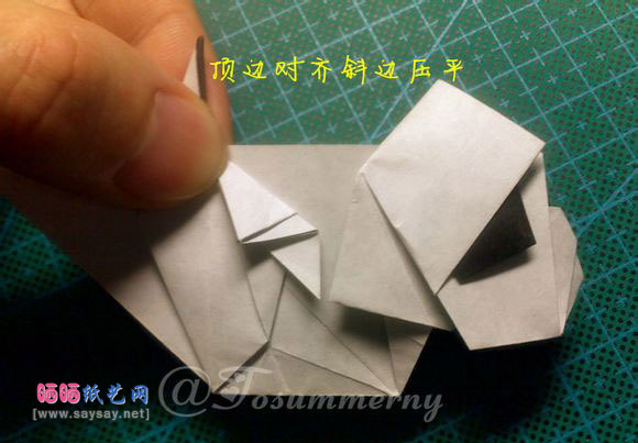 小狗折纸大全可爱的沙皮狗手工折纸实拍教程49