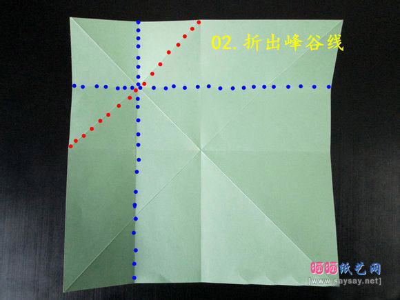 益智折纸教程简易坦克的折法实拍教程2