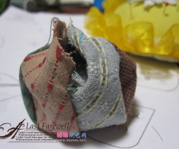 可爱布艺玩偶小乌龟针插DIY制作教程