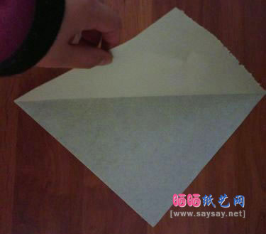 花纹爱心手工剪纸图解教程 www.saybb.net