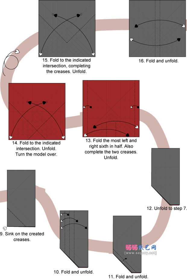 有意思的折纸教程你是我的情人吗？ www.saybb.net