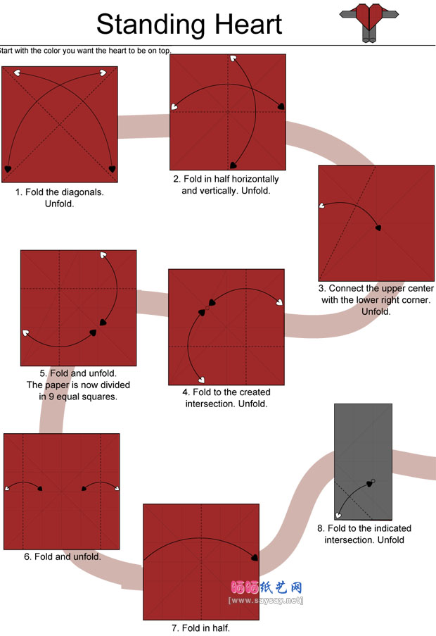有意思的折纸教程你是我的情人吗？ www.saybb.net
