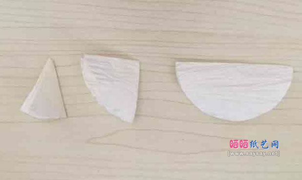 母亲节礼物纸艺花制作康乃馨折纸方法教程 第2步