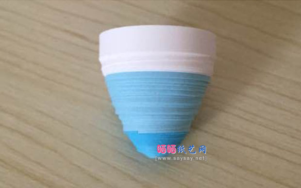 纸艺手工制作鸡尾酒杯衍纸图解教程🍸第6步
