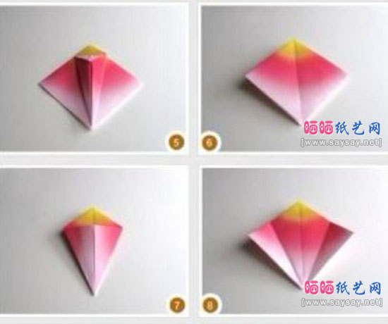 维妙维肖的立体金鱼折纸实拍图片教程